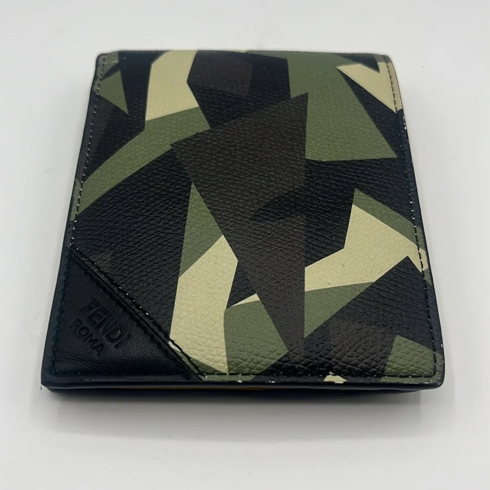 Fendi Geometric Camouflage Wallet